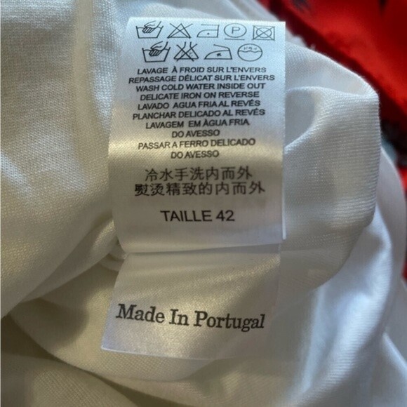 COP.COPINE Jungle White Mini Shift Dress Size L - Picture 14 of 16